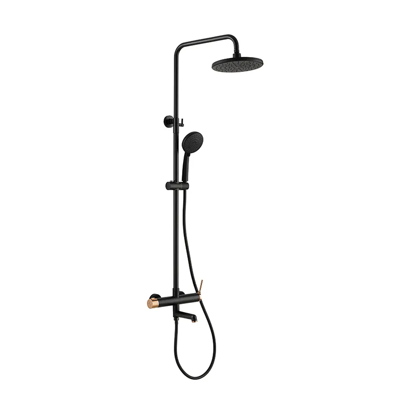 Single Handle Exposed Pipe Shower System