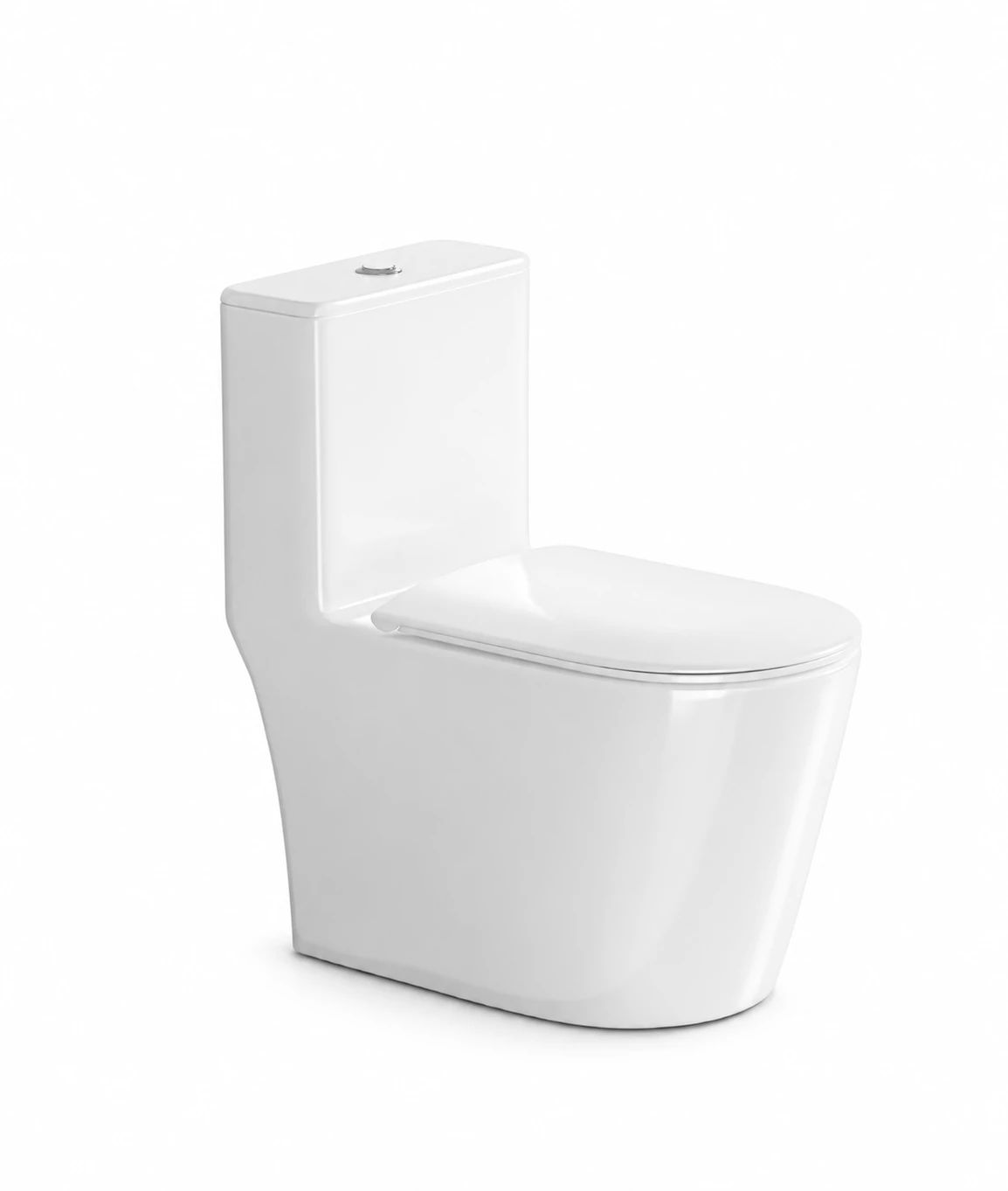TM7680 Rimless Dual Flush One-Piece Toilet