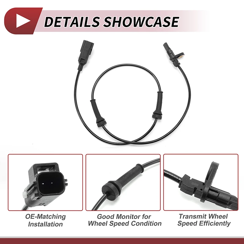 LR090860 Front ABS Wheel Speed Sensor For Range Rover Velar L560 PT204 306PS LR140695 T4A12595