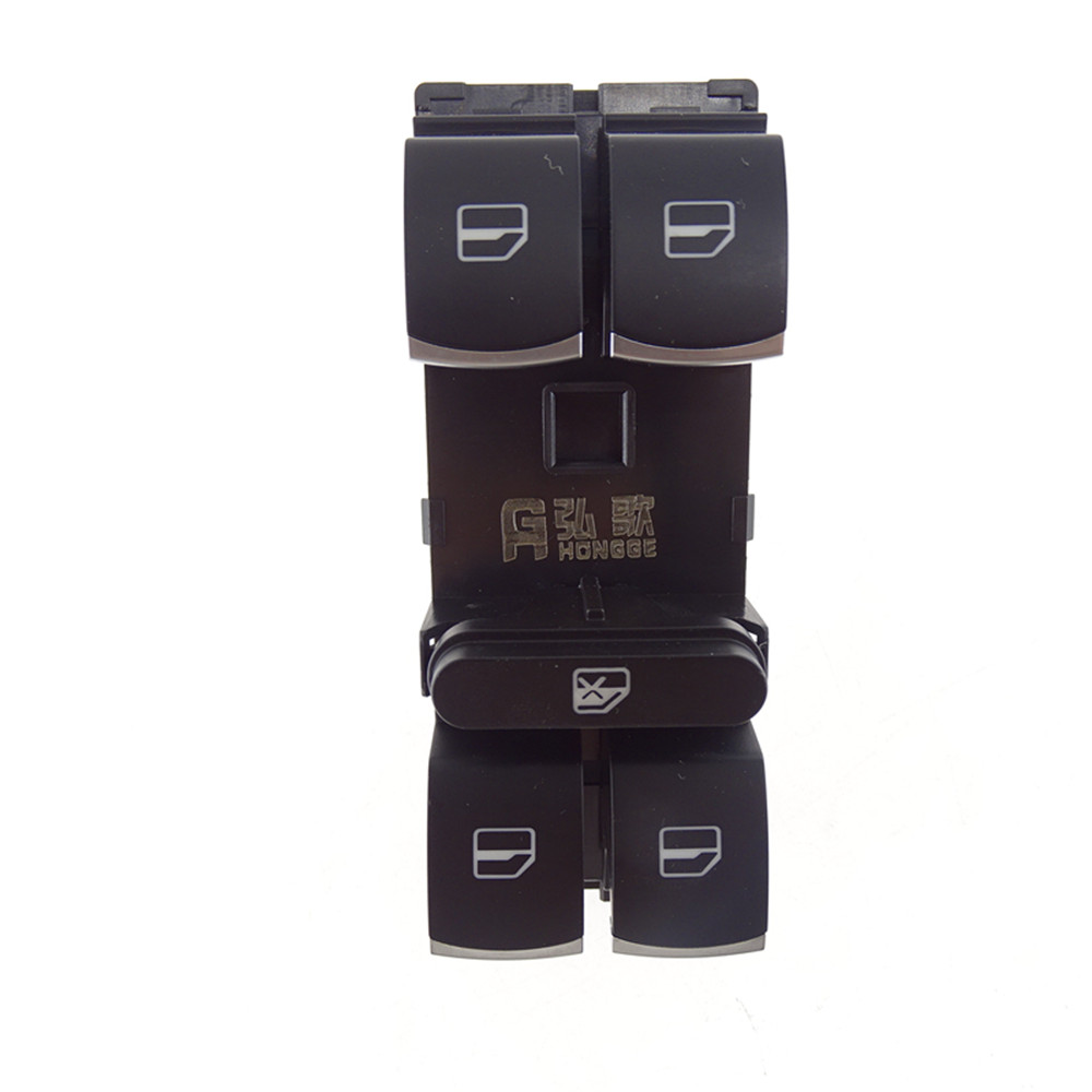  HONGGE Power Window Master Switch Control Button 5ND959857 For VW Golf 5 6 GTI MK5 MK6 Jetta Tiguan Passat B6 CC Seat Leon MK2 5ND 959 857 