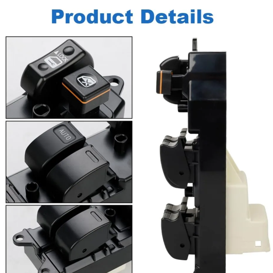 84820-12480 18 Pins Master Power Window Switch Lifter For Toyota Corolla Camry 2002-2006 For Toyota Sienna 2004-2009 84820-42090