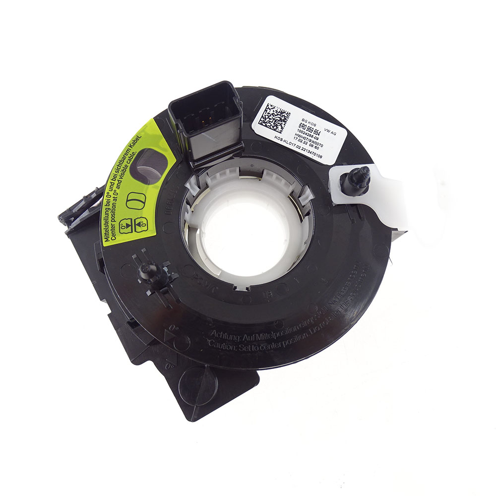 Steering Wheel Airbag Ribbon Angle Dual Socket 5-pin+6-pin For Volkswagen Polo Vento Amarok Ameo Skoda Fabia Rapid Seat Ibiza 6R0959654 6R0 959 654