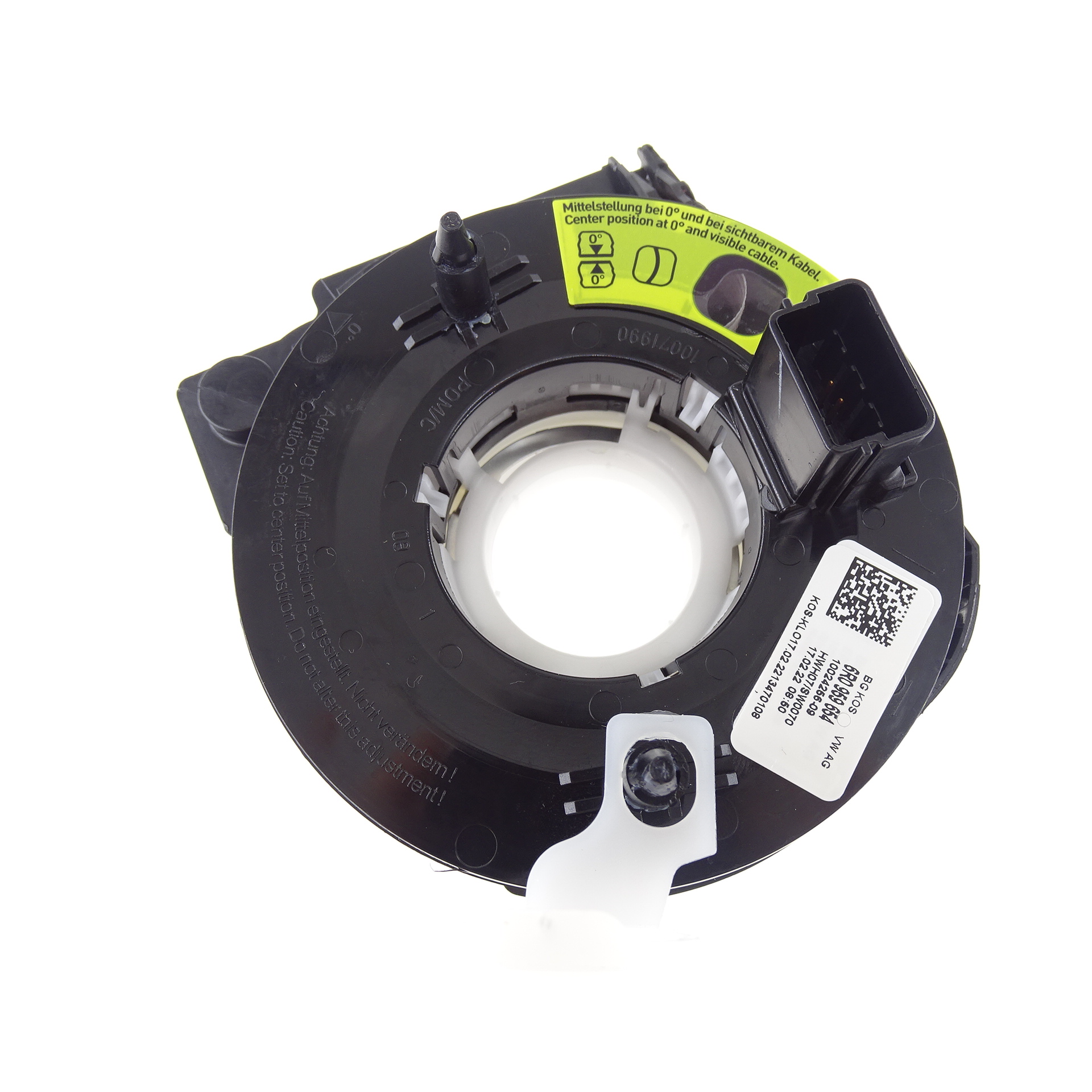Steering Wheel Airbag Ribbon Angle Dual Socket 5-pin+6-pin For Volkswagen Polo Vento Amarok Ameo Skoda Fabia Rapid Seat Ibiza 6R0959654 6R0 959 654