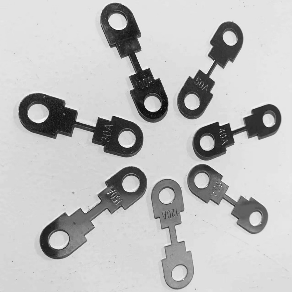 10pcs 20A 30A 40A 50A 60A 70A 80A 100A 110A 150A Automobile Flat Type Piece Fork Bolt Current Battery Fuse