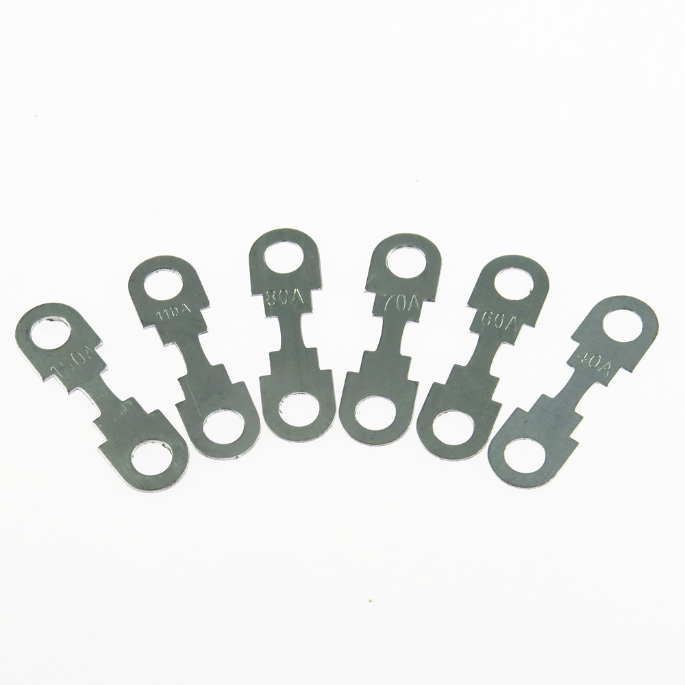 10pcs 20A 30A 40A 50A 60A 70A 80A 100A 110A 150A Automobile Flat Type Piece Fork Bolt Current Battery Fuse