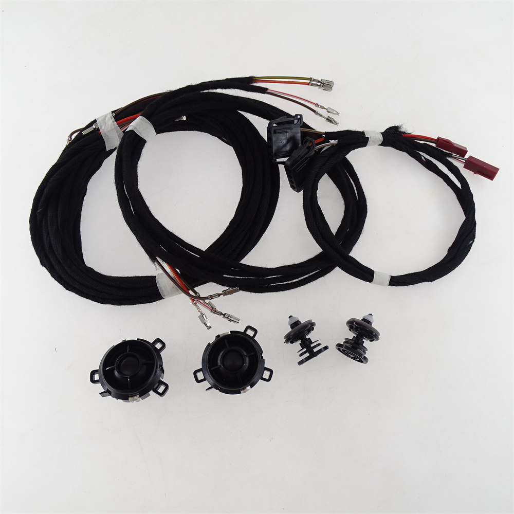1set 5KD035411A 7L6868243 Rear Door Tweeter Buzzer + Speaker Cable Harness for Volkswagen Golf MK5 6 Jetta Scirocco 5KD 035 411A 7L68 68 243