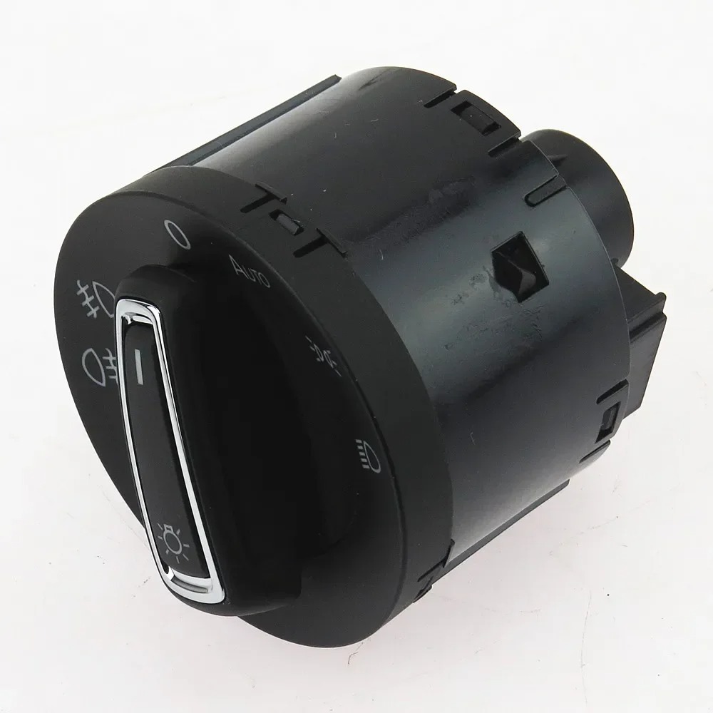 5GG941431D Chrome Auto Headlight Switch With Fog Light Control For Volkswagen Golf 7 MK7 Polo 6C Tiguan Touran 5G0 941 431BD