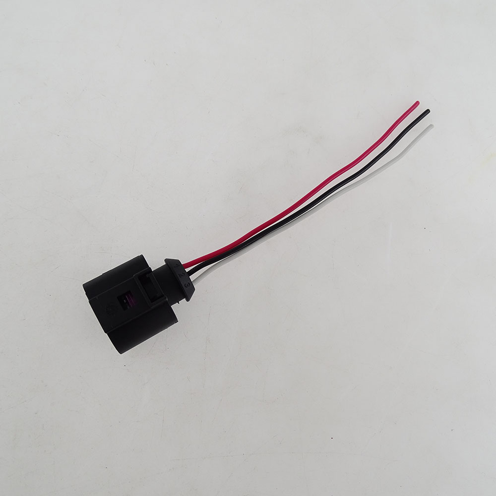 1J0973703 3 Pin Camshaft Cam Pigtail Connector Cable for Volkswagen Golf MK4 Bora Caddy Tiguan A3 A4 A6 3B0973703G