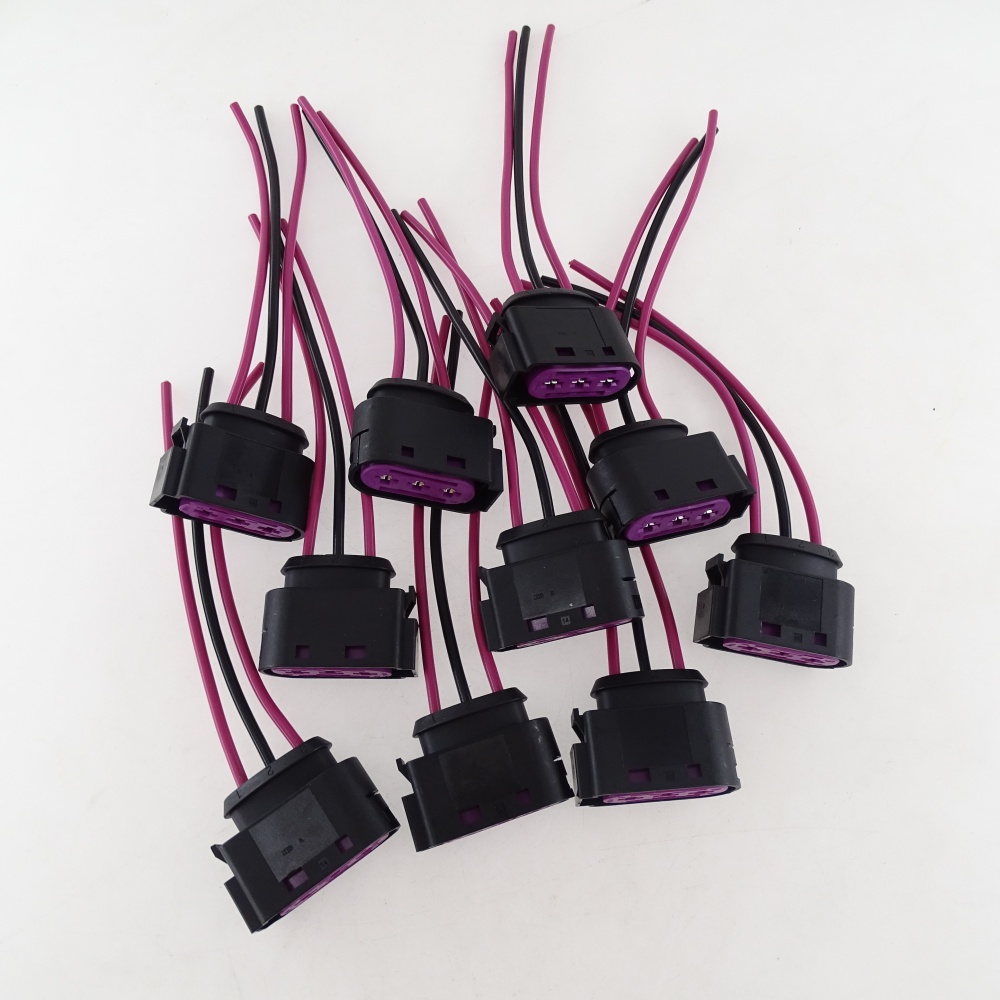 3-pin Battery Fuse Box Connector Plug Cable for Volkswagen Bora Golf MK4 Beetle A3 S3 TT Seat Toledo Leon Octavia 1J0937773