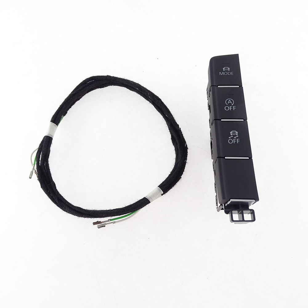 1Set Parking Radar Center Console Control Switch + Wiring Harness for CC Passat B7 B8 3GD 927 137A 3GD927137A
