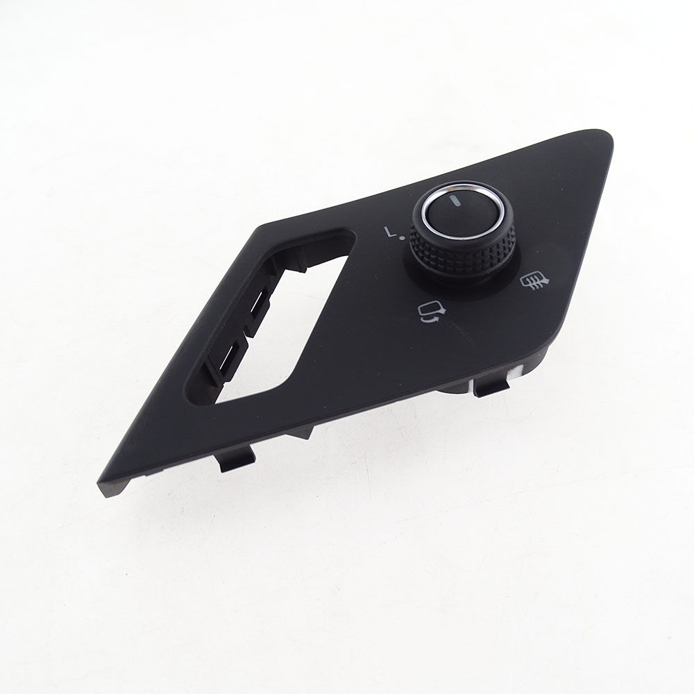 LHD Chrome-plated Side Rearview Mirror Adjustment Control Switch Adjustment Knob for Golf MK7 2014 2013 5G0959565M 5GG959565C