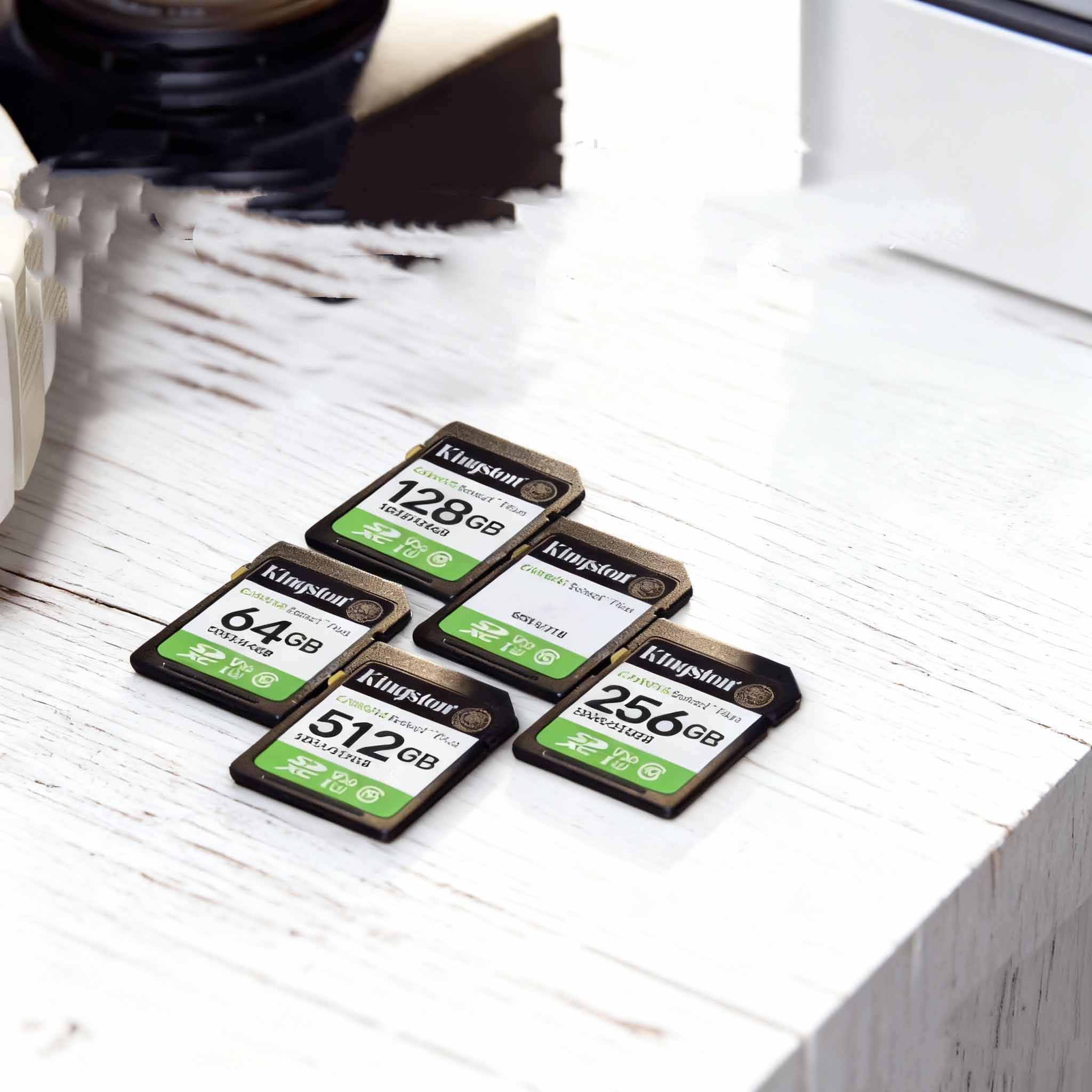 Kingston SD memory card U1 V10 camera memory card sd card large card, high-speed continuous shooting, read speed 100MB/s