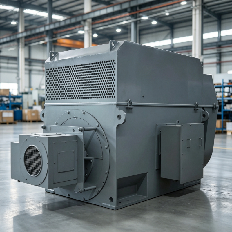 High voltage modular induction motors