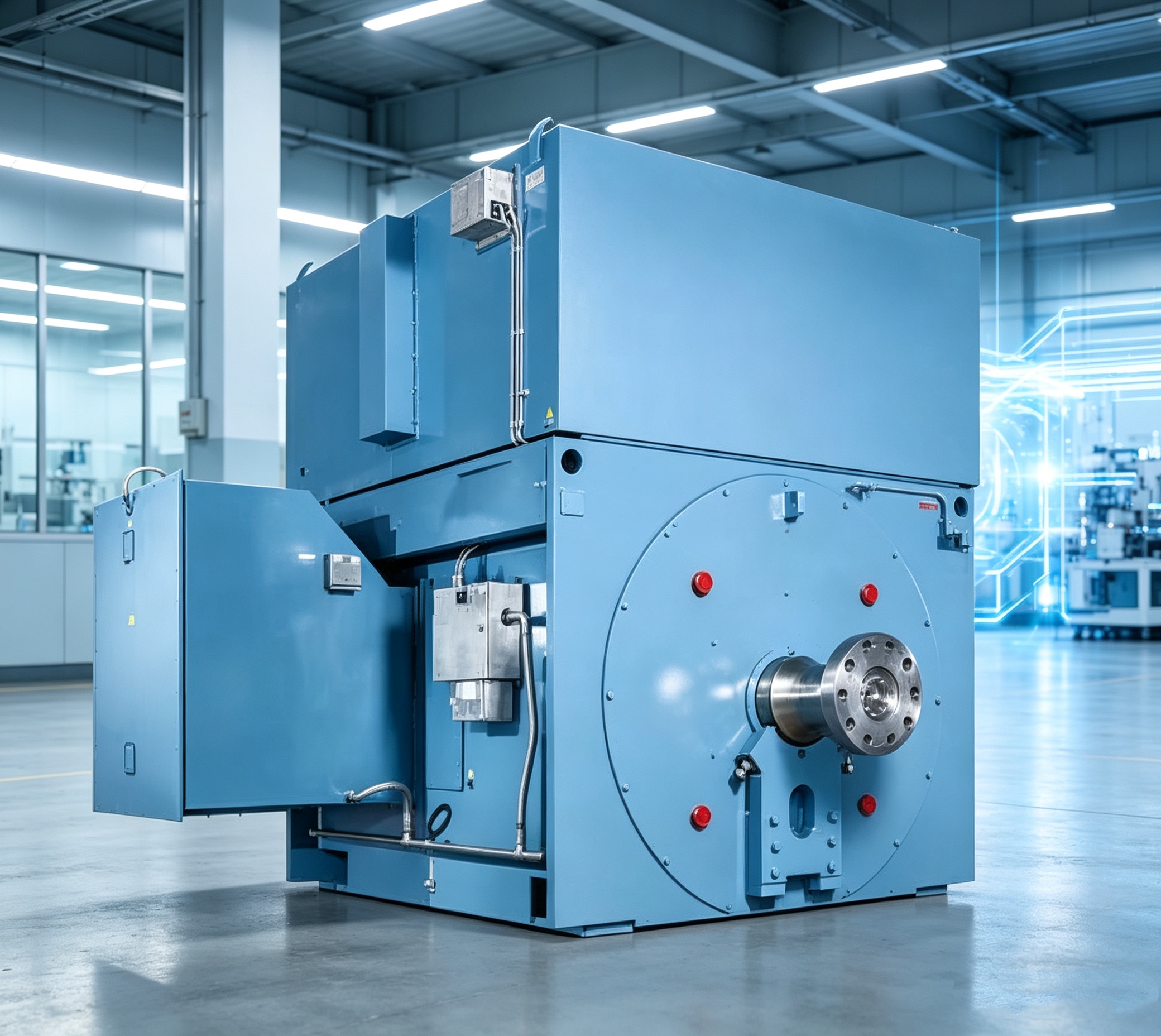 AMI 560L2W B — Three-Phase High Voltage High Power Asynchronous Induction Motor, 3000V, 3550-5800kW, IP24W, IC01, for Pump/Fan/Blower/Mill Applications