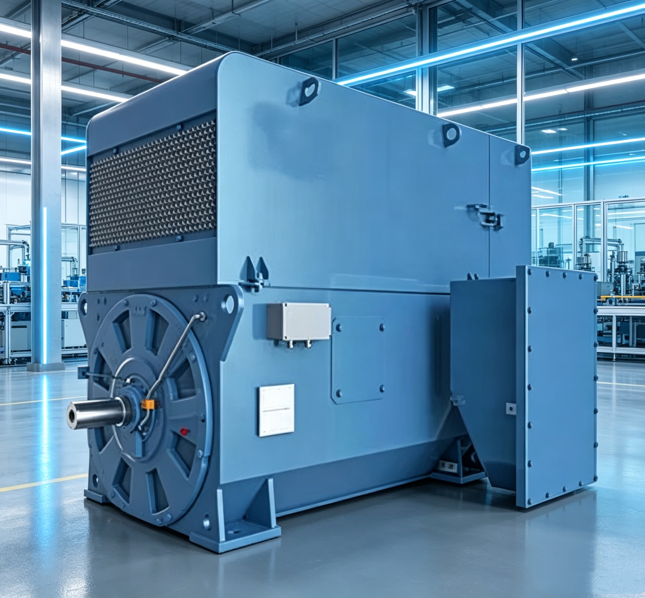 AMI 560L10A 10‑Pole 10kV High Voltage Squirrel Cage Asynchronous Motor, 900kW‑1700kW, IP55 IC611