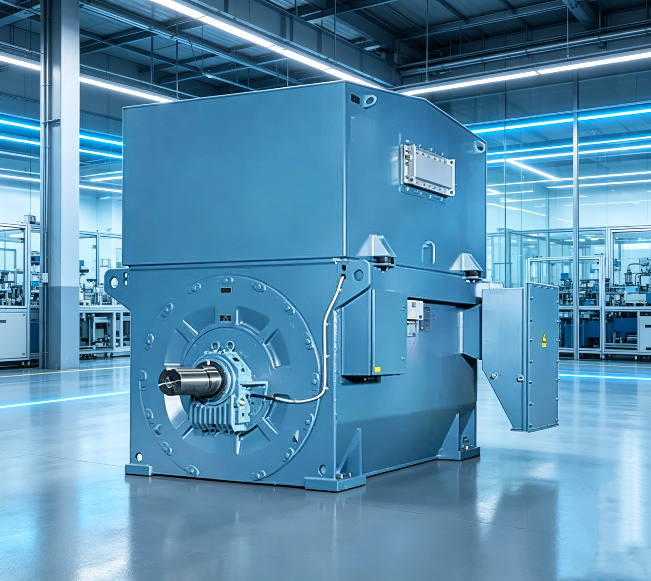 800-1280kW 6000V 50Hz Three-Phase AC Squirrel Cage Motor | IP55 IC611 Cooling | AMI 450L6A Frame