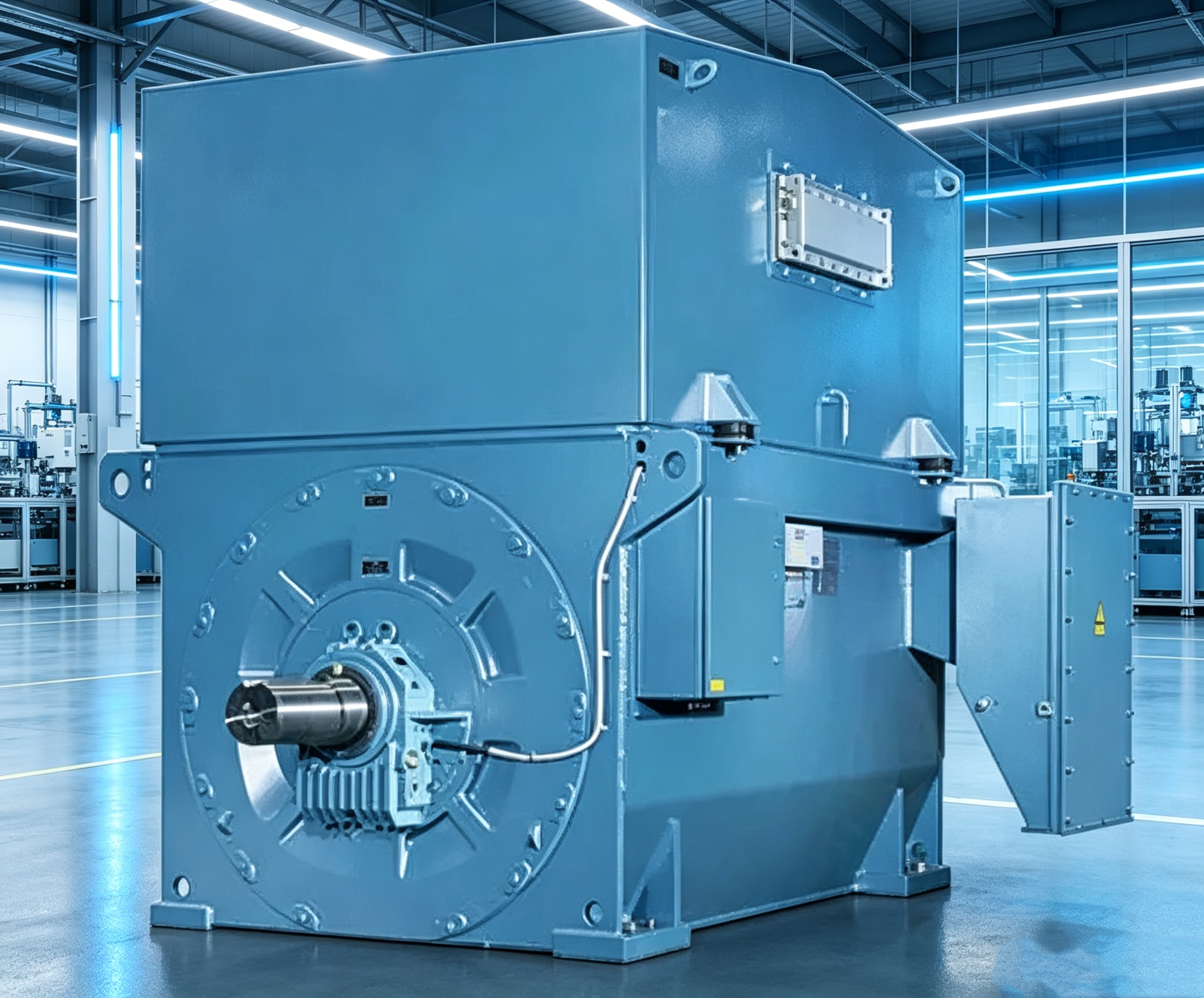 ABB AMI 630L2AB High Voltage Squirrel Cage Induction Motor | 5000kW-6200kW, 2 Pole, 3000V