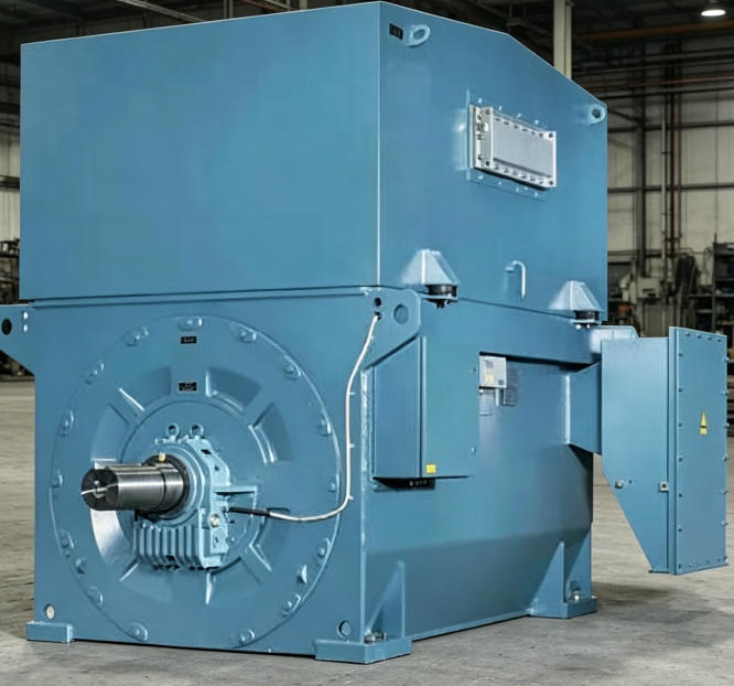 Three-Phase AC Electric Induction Motor, 2240 kW to 3000 kW, 12-Pole, Protection Class IP24, Cooling Method IC01, Type Ami 630L12W
