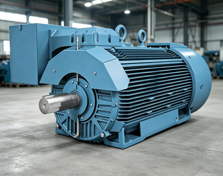 1650-1700kW High Voltage IC411 Rib-Cooled Three-Phase Induction Motor (3000V, 4 Pole, IP55)