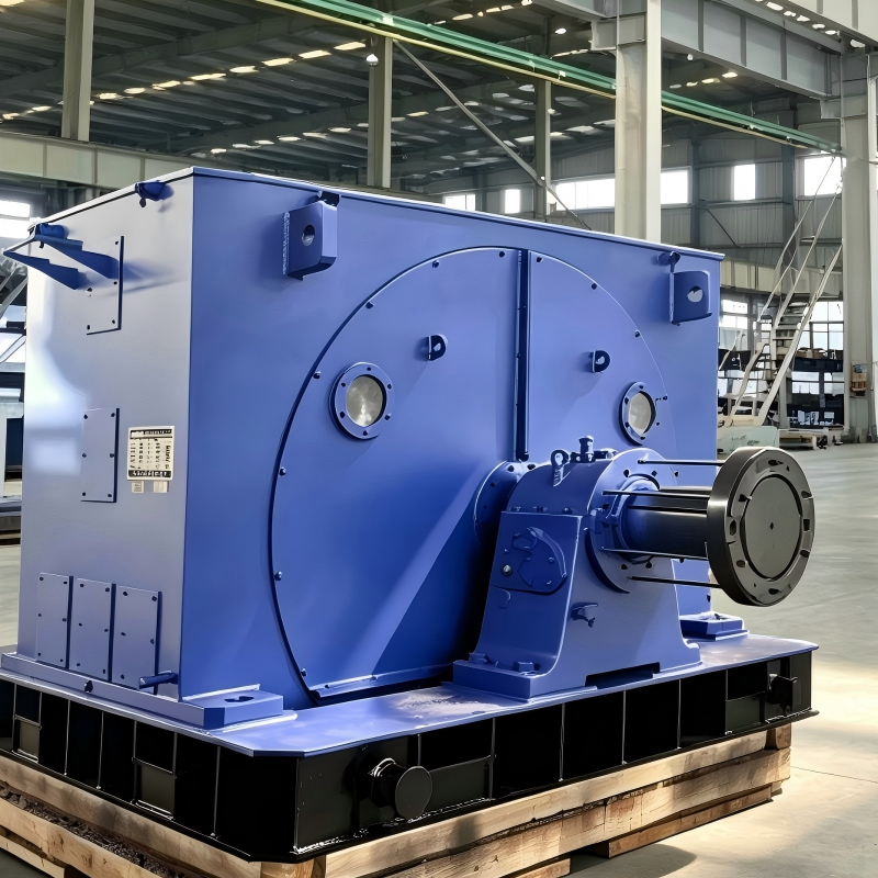 Tk5000-18-2600, a large synchronous motor with a power rating of 5,000 kW, suitable for the power generation, oil and gas, chemical, and petrochemical industries.