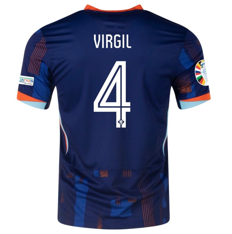 Virgil van Dijk Netherlands 24/25 Away Jersey