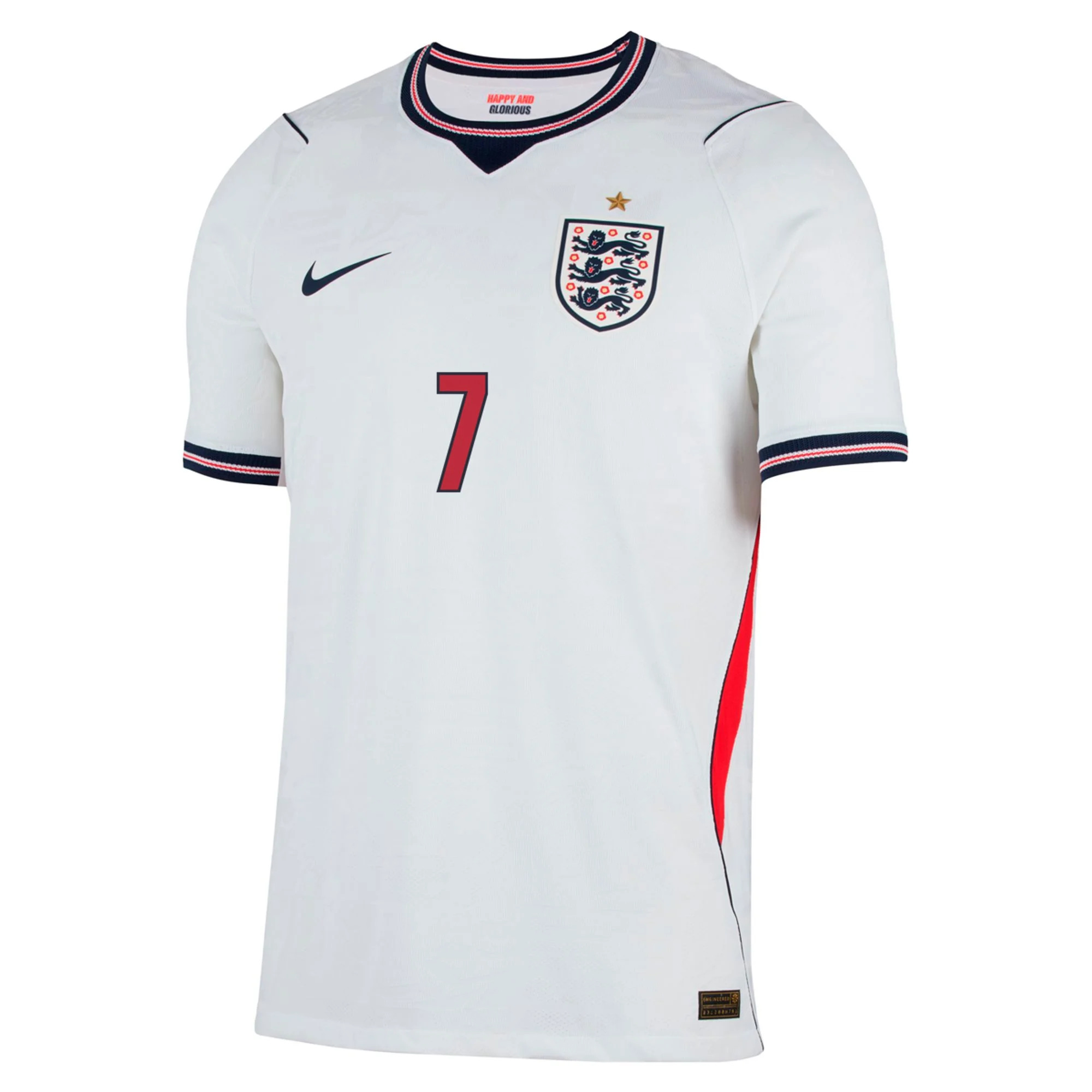 Saka England 26/27 Authentic Home Jersey
