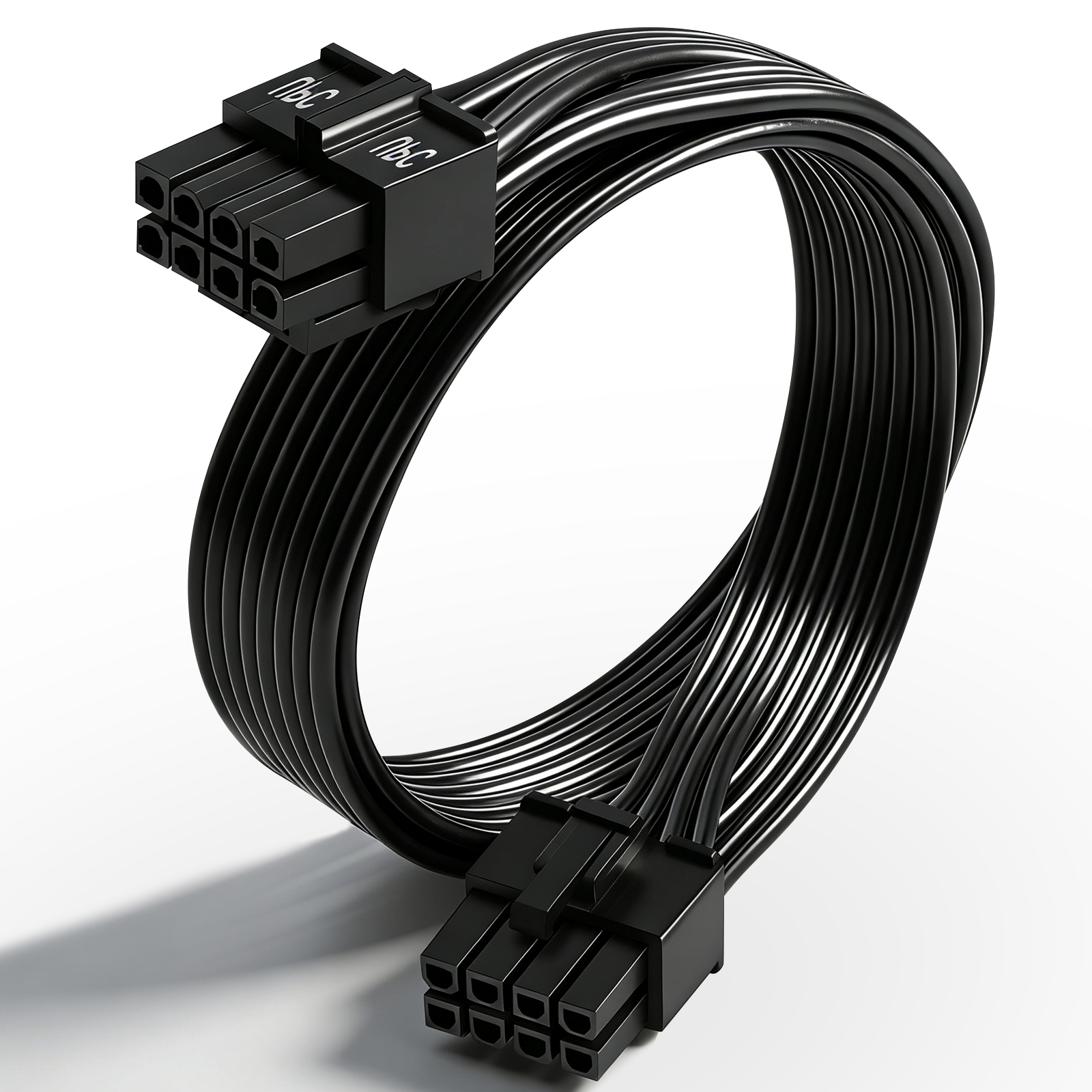 CPU Cable for Corsair PSUs, CPU 8 Pin Male to CPU 8 Pin (4+4 Detachable) Male EPS-12V Motherboard Power Adapter for Thermaltake ARESGAME Power Supply 25-inch(63cm)