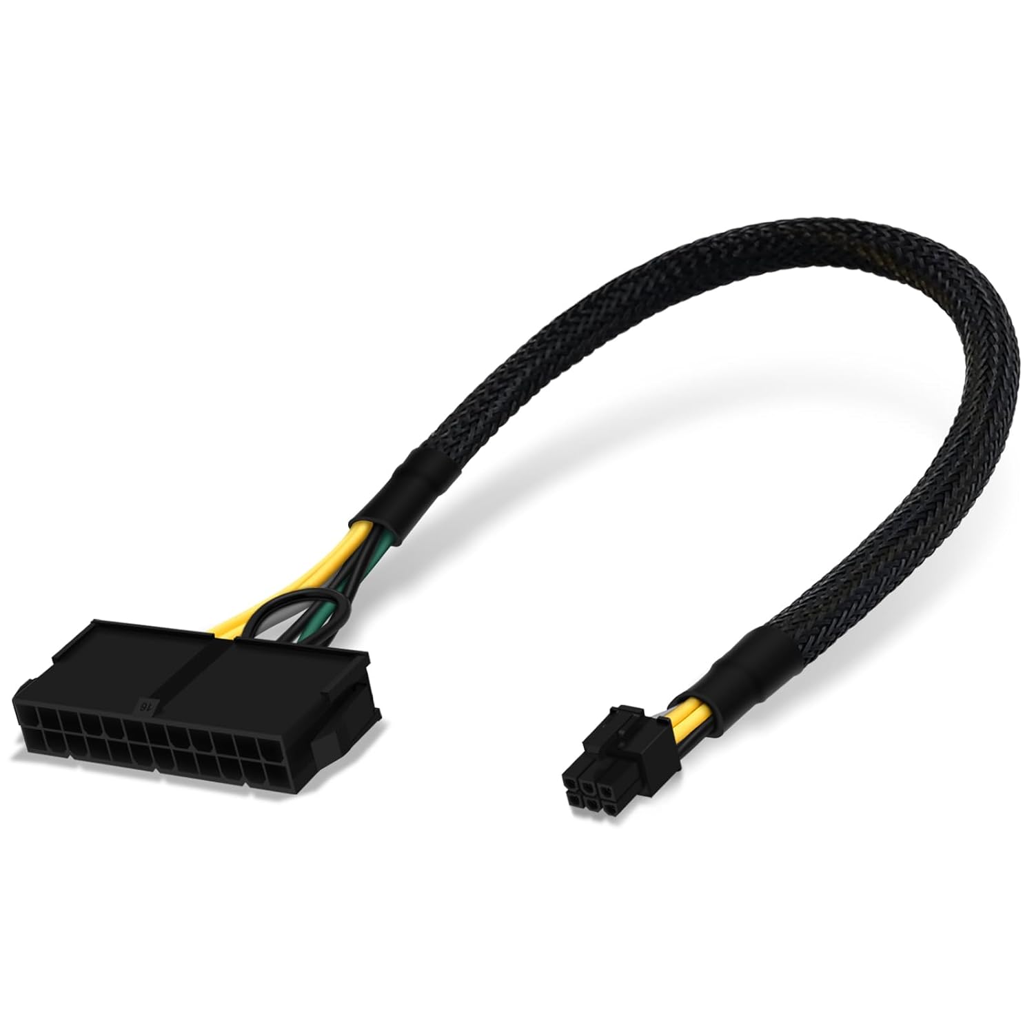 24 Pin to 6 Pin ATX PSU Power Adapter Cable for Dell Motherboard with 6 Pin Port 13.3-inch(34cm)