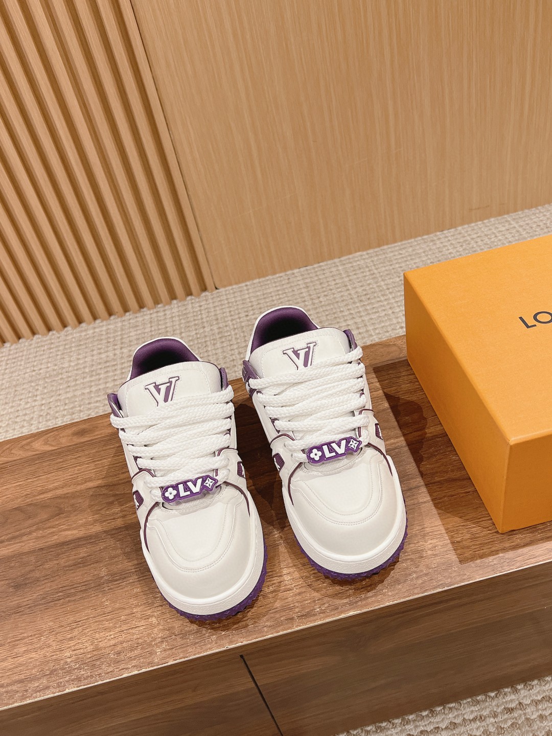 Louis Vuitton Trainer Maxi sneaker purple white