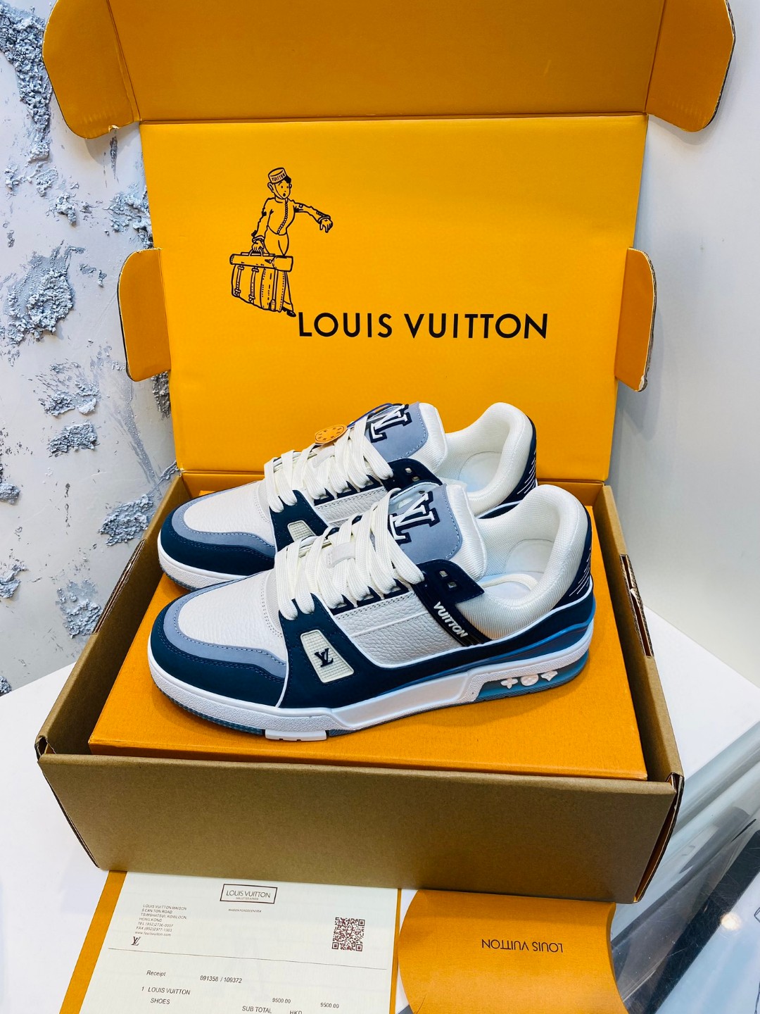 Louis Vuitton X Tyler sneakers blue white
