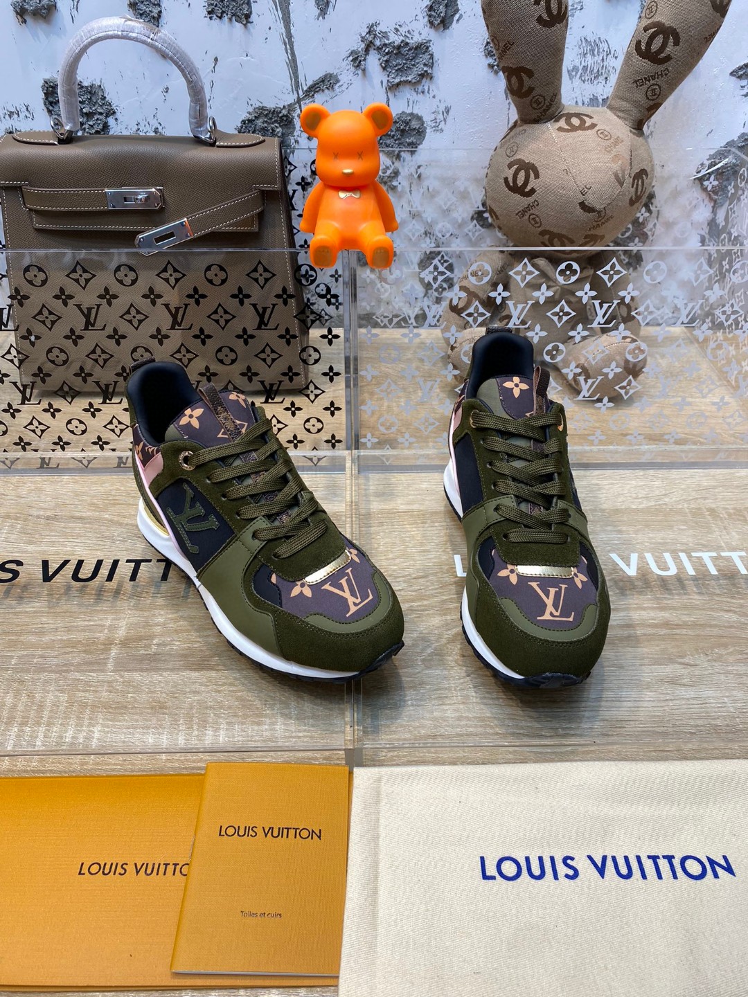 Louis Vuitton Run Away sneakers green