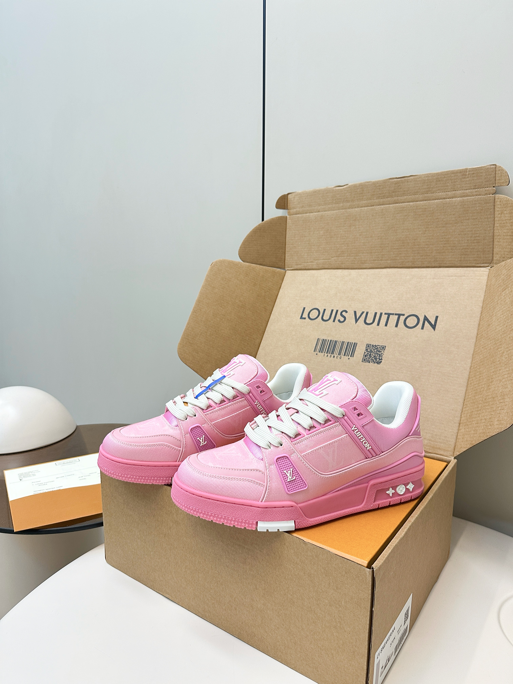 Louis Vuitton X Tyler Trainer sneakers pink