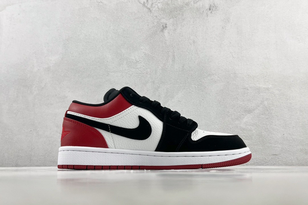 Jordan Air Jordan 1 Low"Black Toe”  black white red