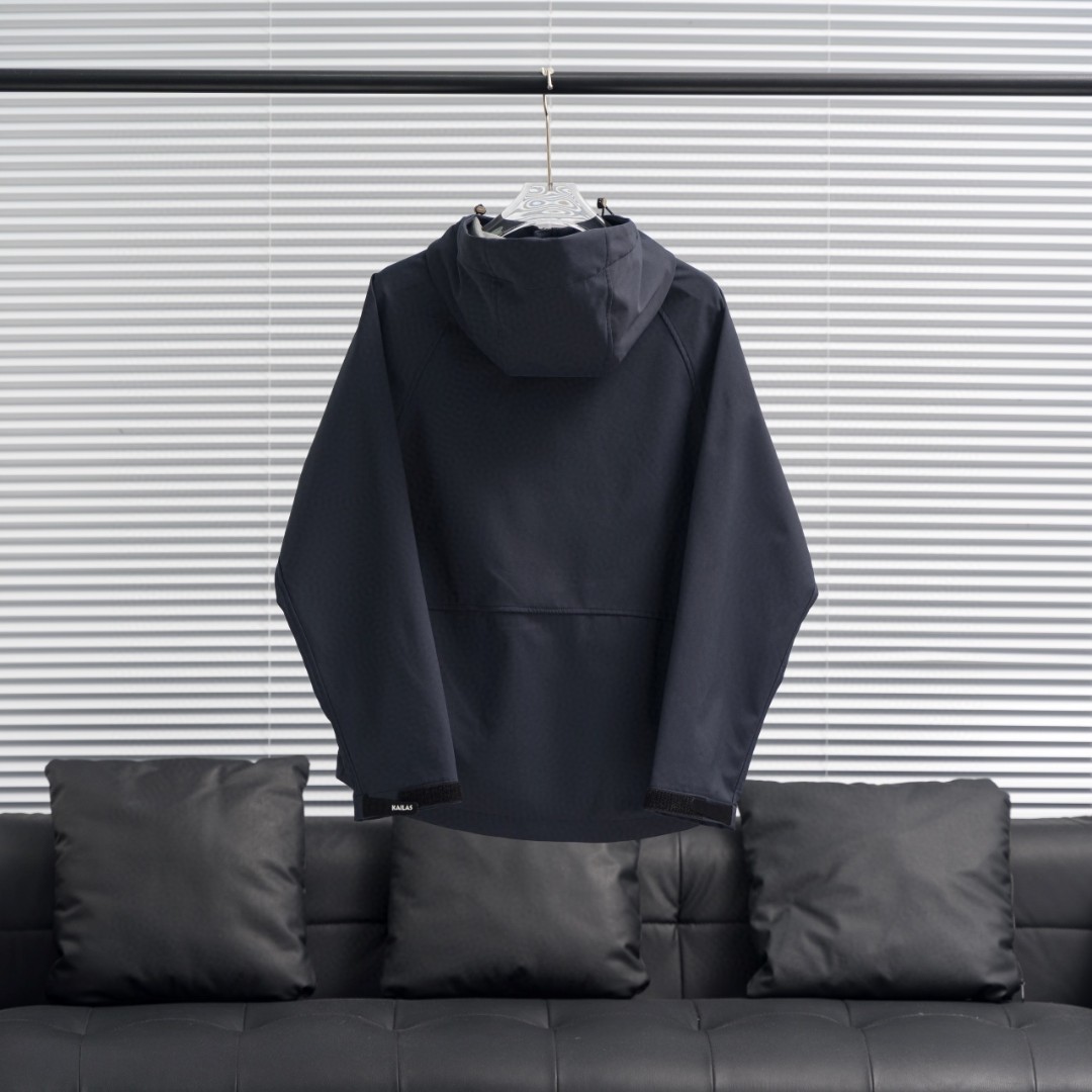 KAILAS | Zipper | Hooded Jacket blue black