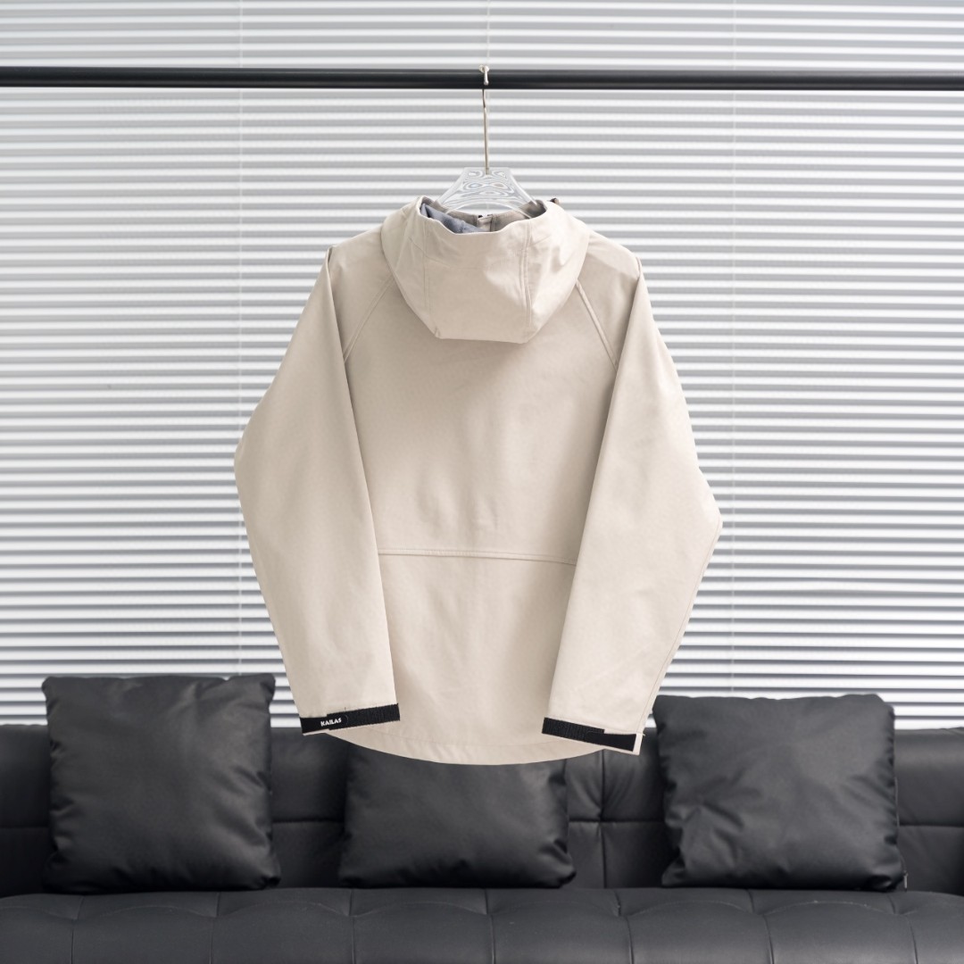 KAILAS | Zipper | Hooded Jacket white