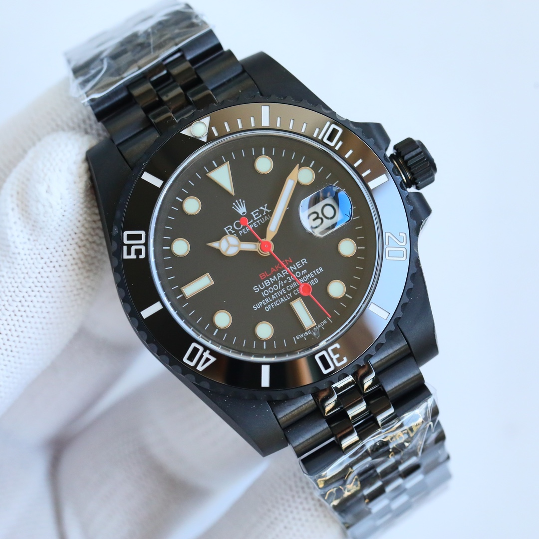 Rolex blaken Submariner Modified black brown