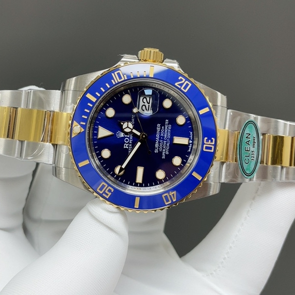 Rolex Submariner golden blue