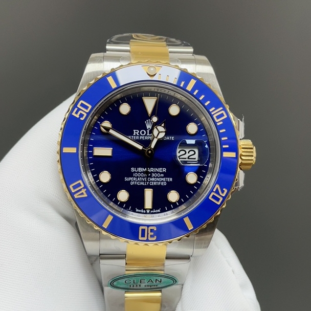 Rolex Submariner golden blue