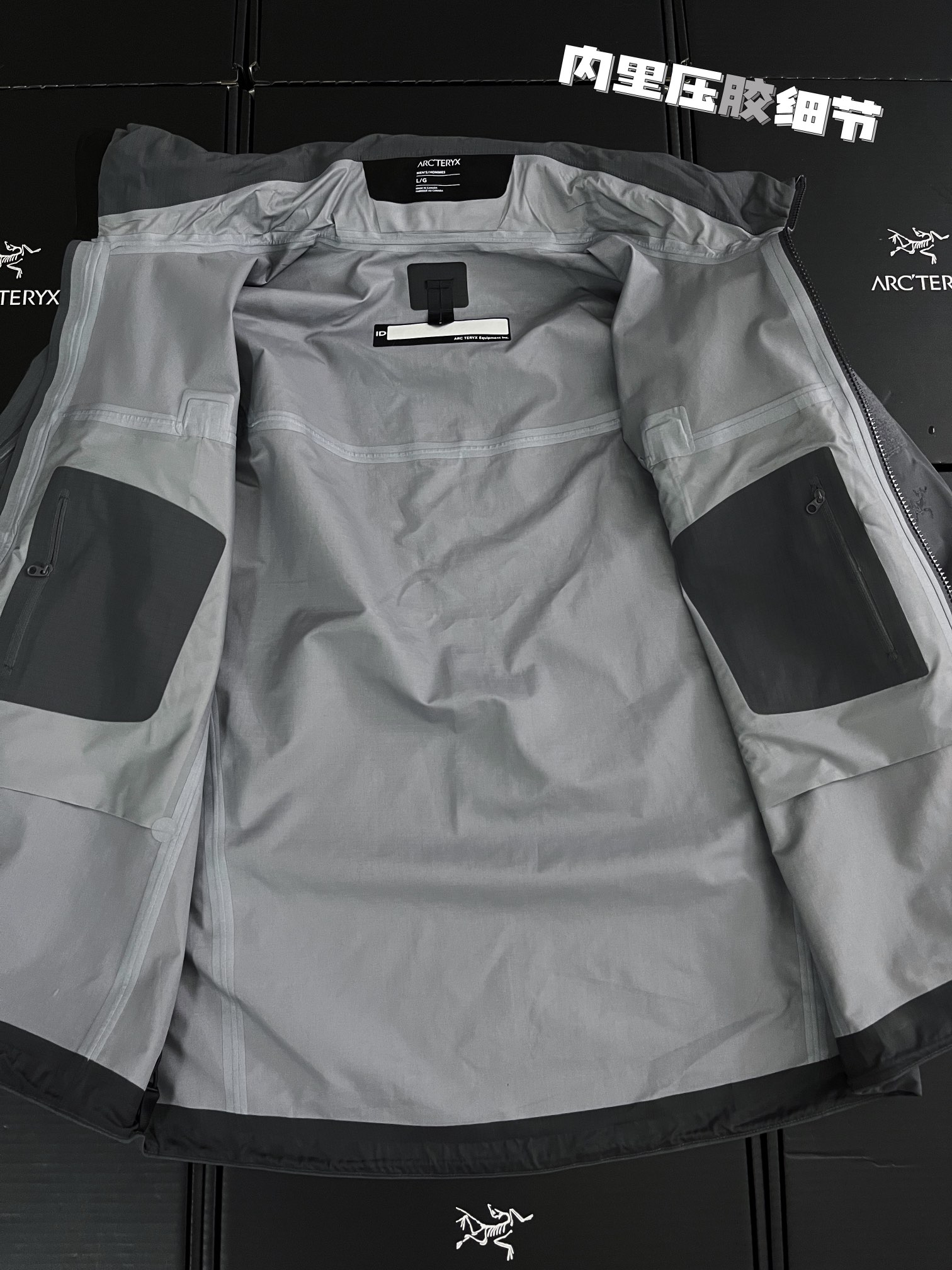 Arcteryx | Leaf Alpha Gen2  | Hooded  Jacket Smoke gray