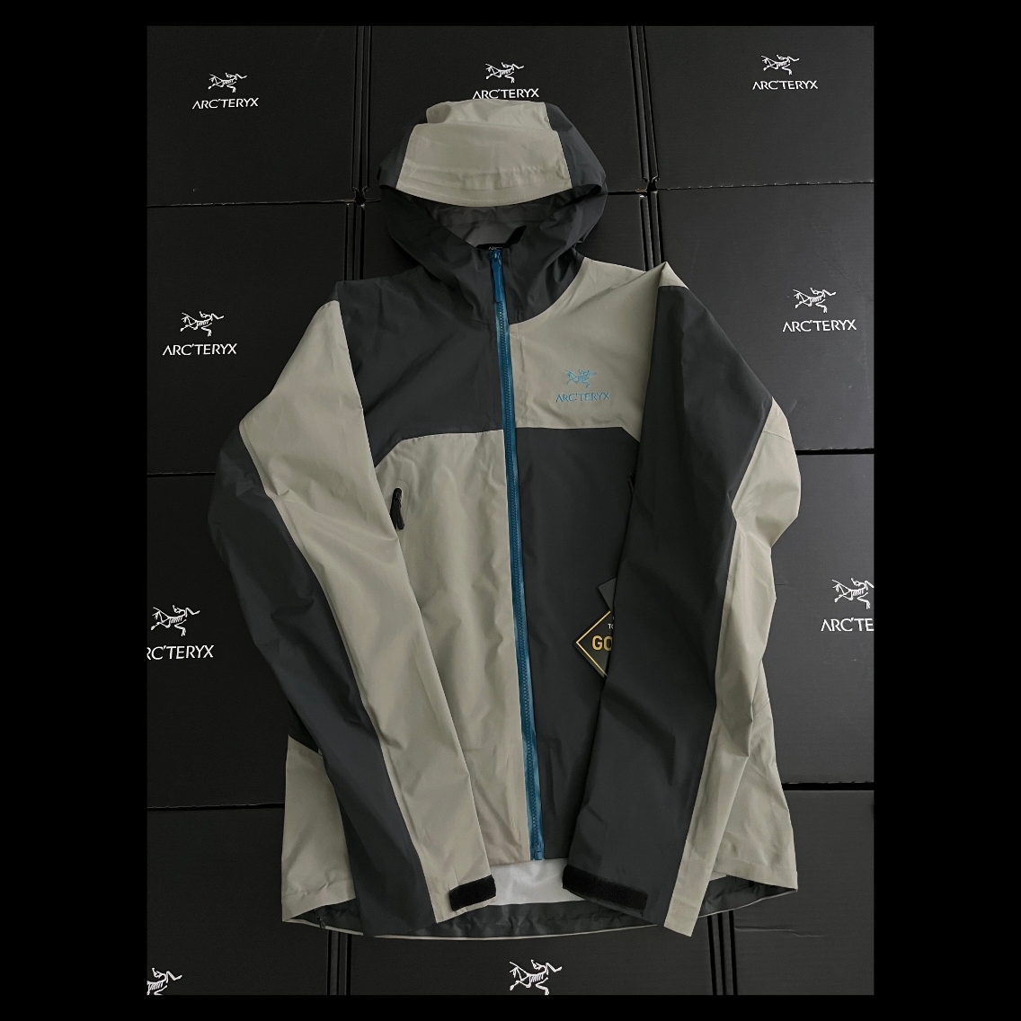 Arcteryx | Beta M Recut | Color Blocking Hard Shell Jacke Titanium Black