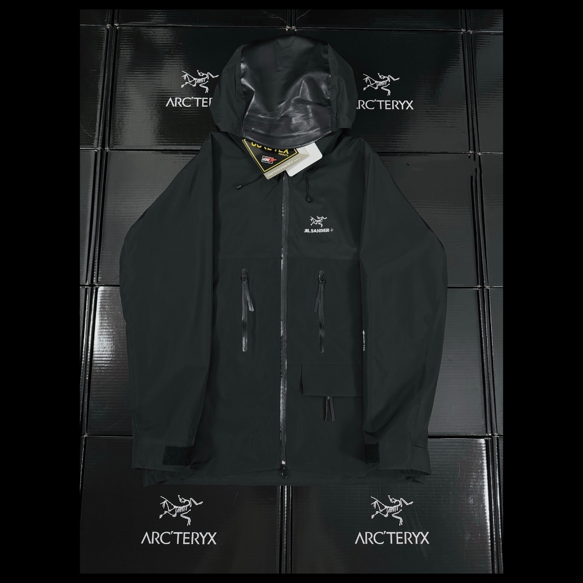 Arcteryx | JIL SANDER | GORE-TEX Jacket Ultra Black