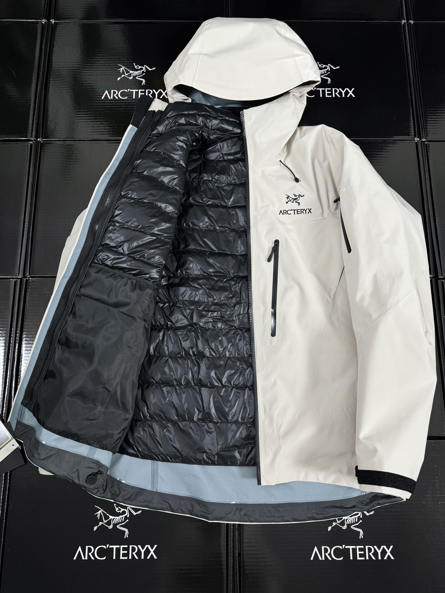 Arcteryx | Alpha Sv6 3-in-1 |  Cotton Jacket White