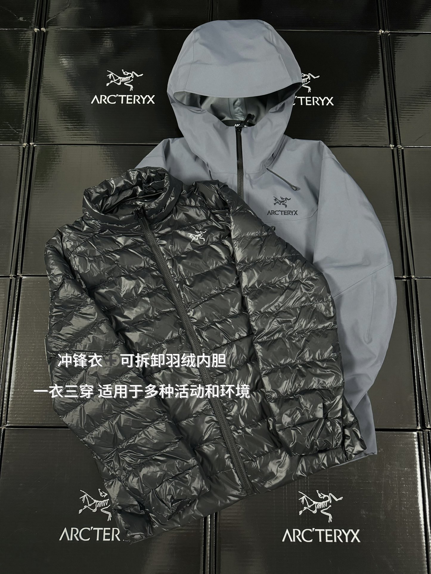 Arcteryx | Alpha Sv7 3-in-1 |  Cotton Jacket DK Stratus