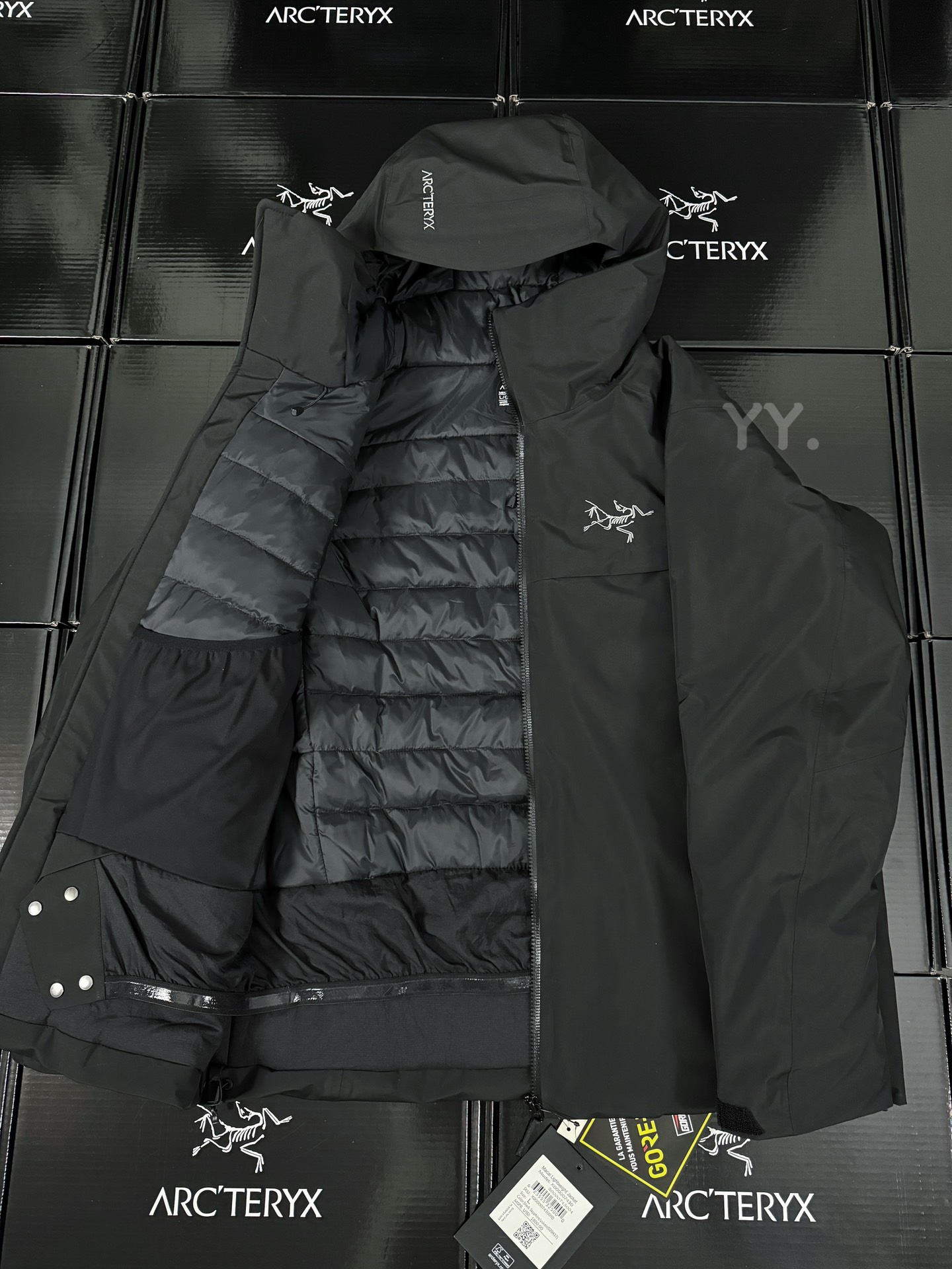 Arcteryx | Macai LT | Light weight Cotton Jacket Black