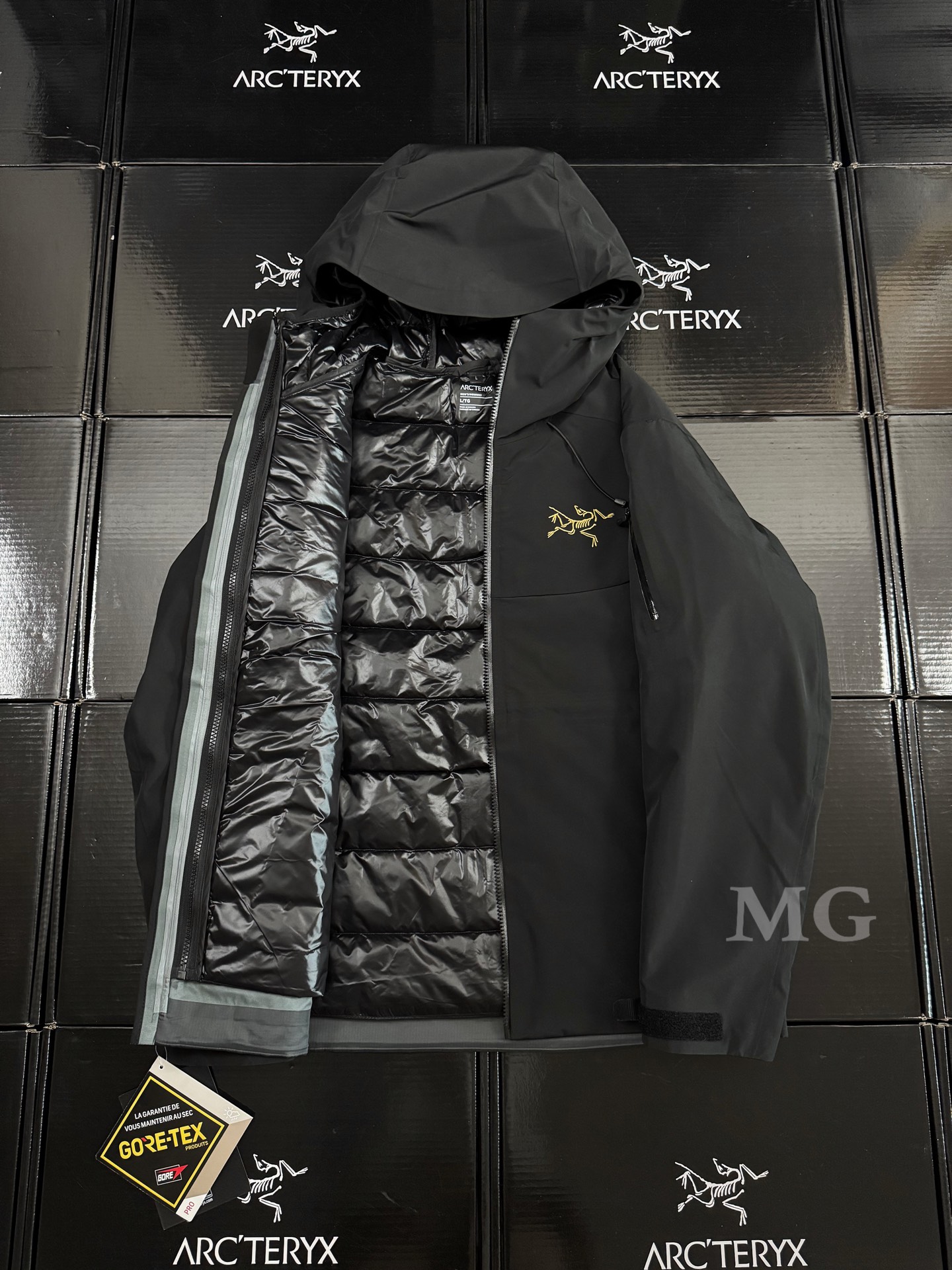 Arcteryx | Macai 3-in-1  |  Cotton Jacket Black Golden