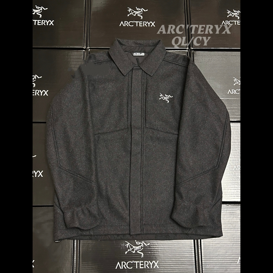 Arcteryx | Sawyer wool overskirt | Business Jacket Black