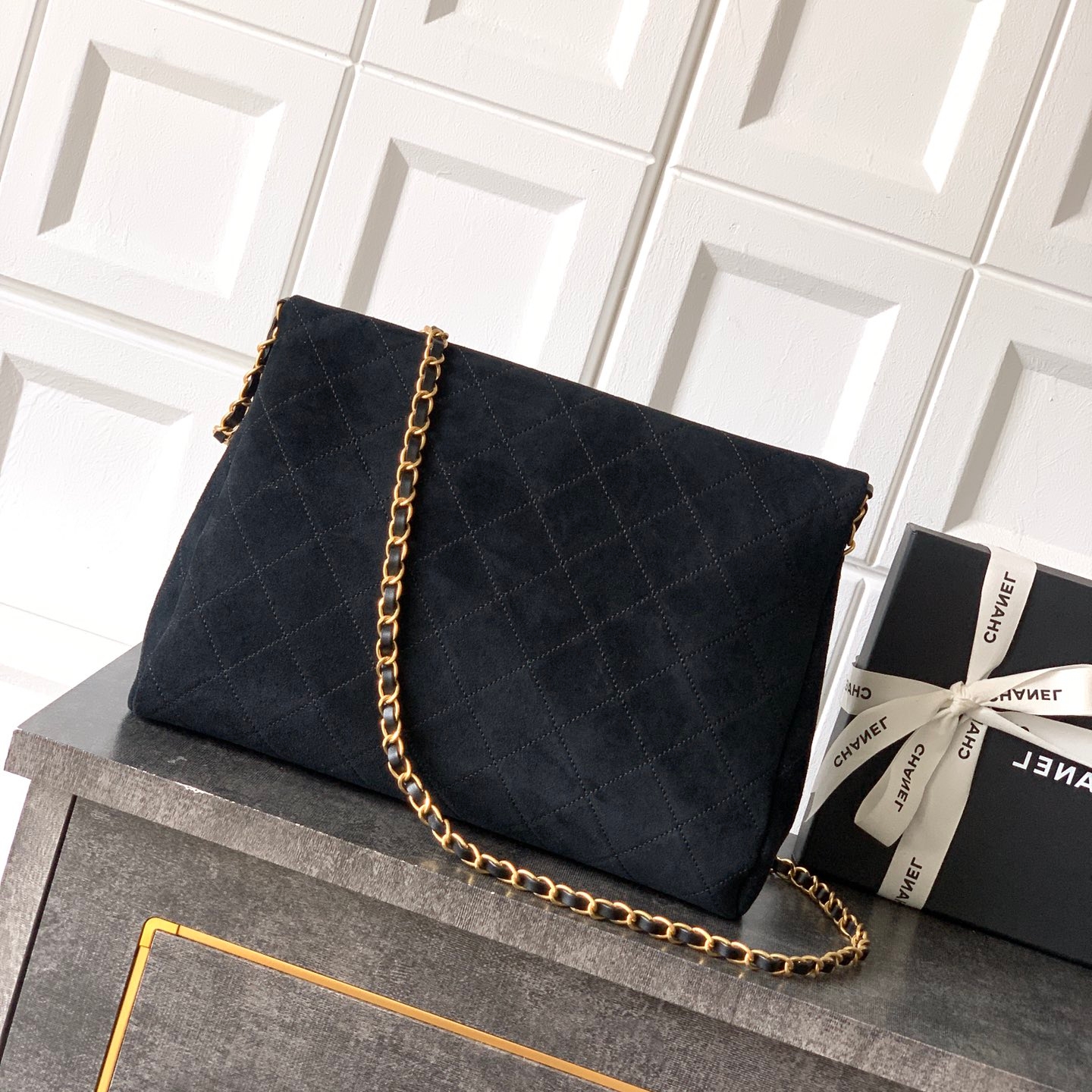 Chanel 26C shopping handbag Black Large