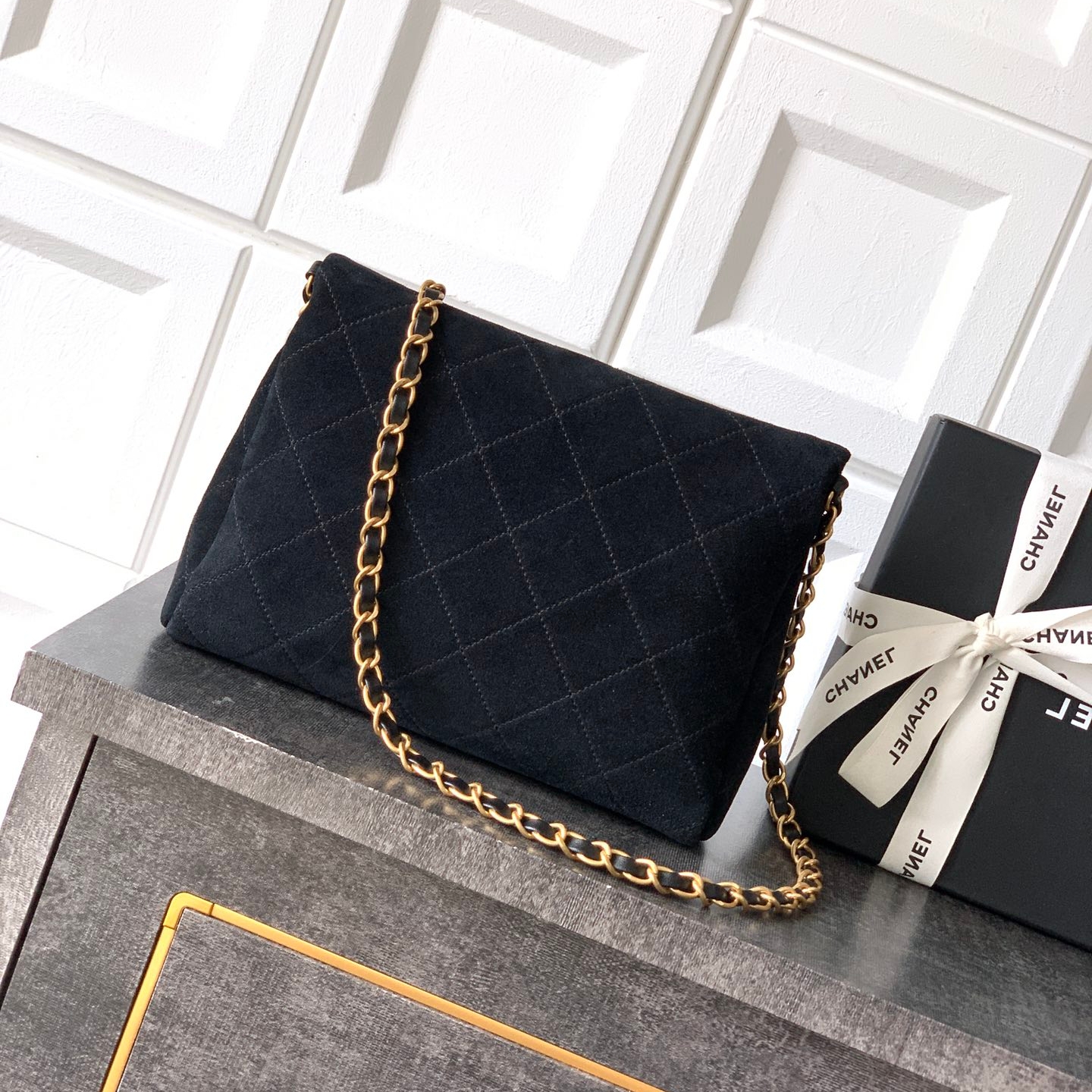 Chanel 26C shopping handbag Black Mini