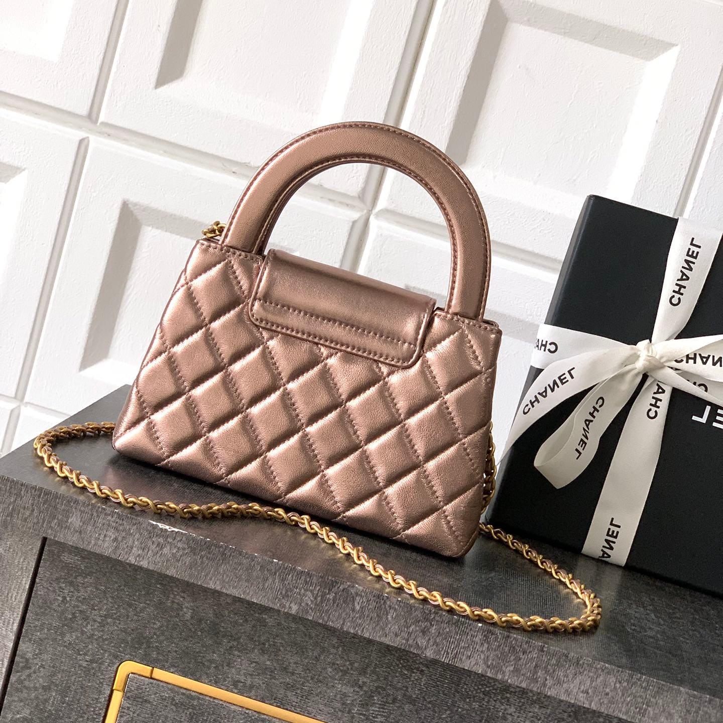 Chanel 25A Kelly samll shopping bag Rose Gold