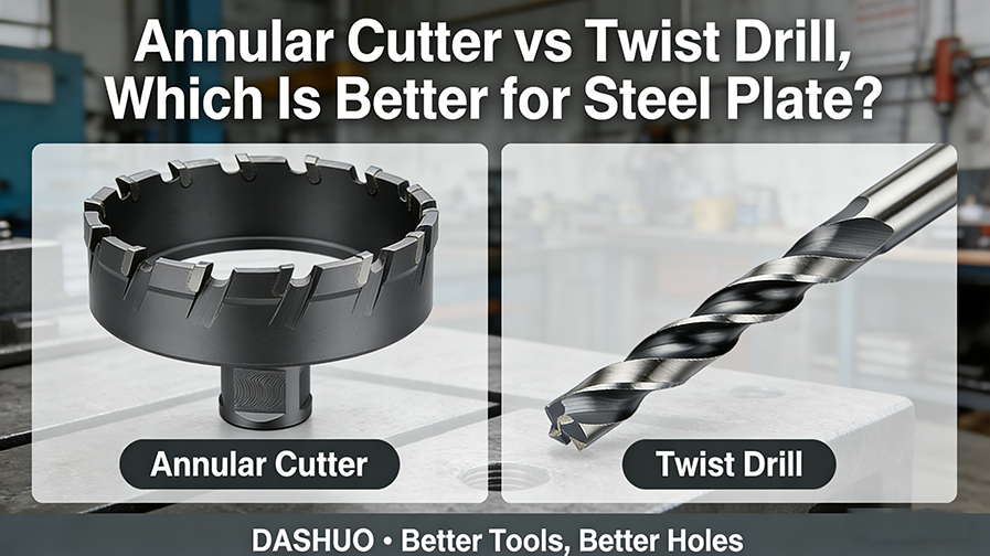 Annular Cutter vs. Twist Drill: Which One Is Better for Steel Plate?